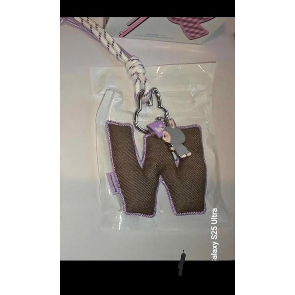 Pin For love Labubu Letter Keychain pendant W New Unboxed